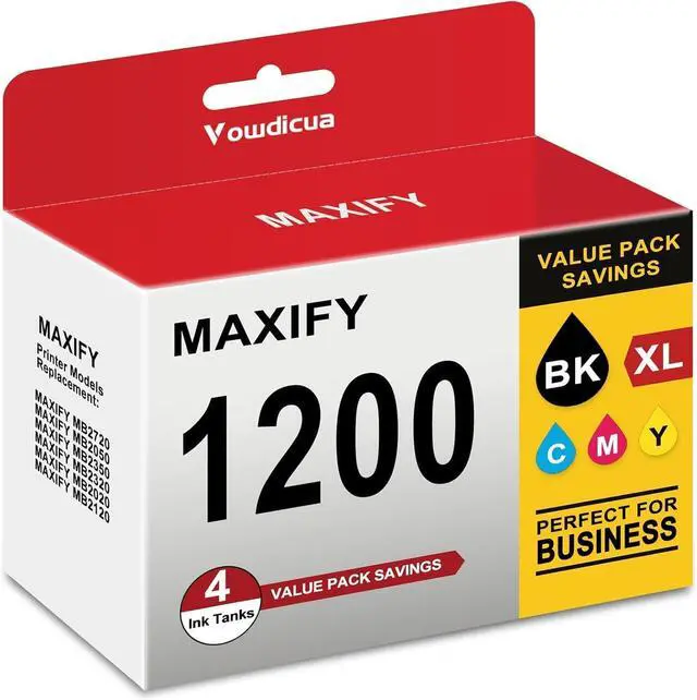Main image of Maxify 1200XL Ink Cartridges Replacement for Canon Maxify 1200XL Ink