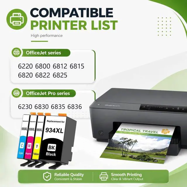 Alt view image 2 of 6 - 934 and 935 Ink Cartridges High Yield 4-Pack Replacement for HP