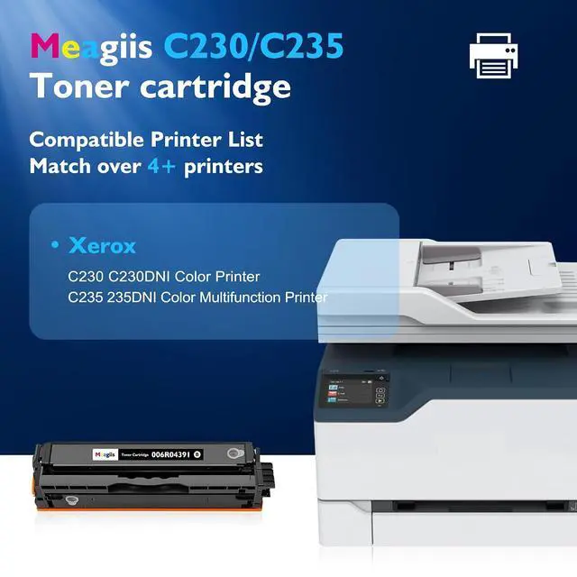 Alt view image 2 of 7 - Extra High Yield C230 C235 Black Toner Cartridge 006R04391