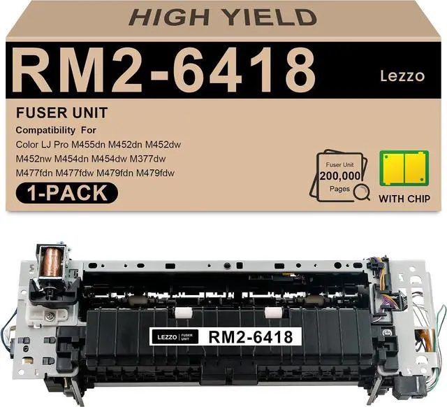 Main image of RM2-6418-000CN RM2-6460-000CN Fuser Unit (110V) RM2-6418 RM2-6460 Fuser Compatible for HP Color LJ Pro M377dw M477fdn M477fdw M479fdn M479fdw M452dn M452dw M452nw M454dn M454dw Duplex Models Printer