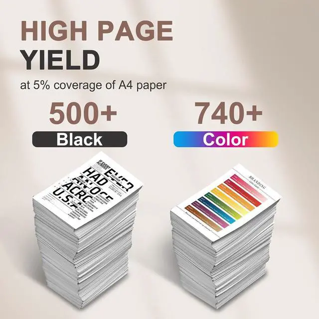 Alt view image 3 of 5 - Remanufactured High Capacity 279 T279XL Ink Cartridge 6-Pack BK,C,M,Y,LC,LM