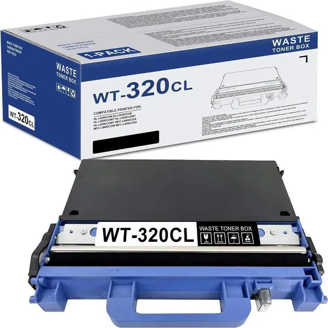 Main image of WT-320CL WT320CL Waste Toner Box MFC-l8900CDW, Black Replacement for Brother WT320CL Waste Toner Box for HL-L8250CDN HL-L8350CDW HL-L8350CDWT HL-L8350CDWT MFC-L8600CDW MFC-L9550CDW Printer (1 Pack)