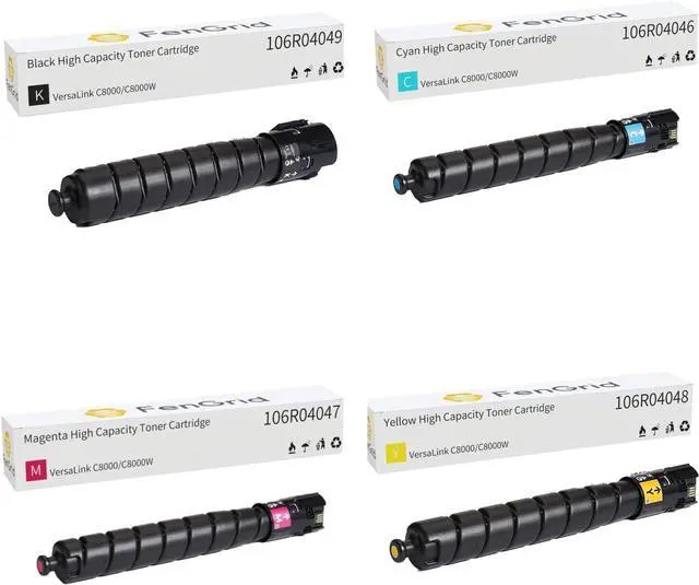 Main image of (4-Pack) Versalink C8000 Toner Cartridge - 106R04046 106R04047 106R04048 106R04049