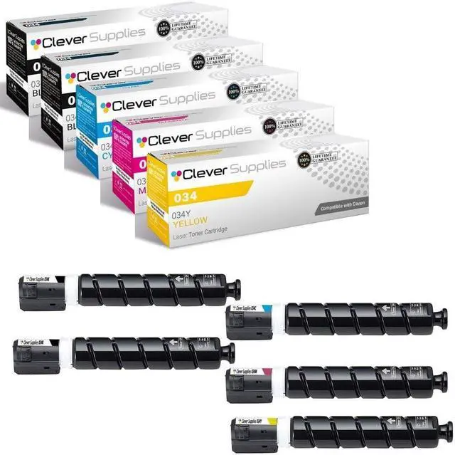 Main image of CS Compatible Toner Cartridge Replacement with Canon 034 034K Black 034C
