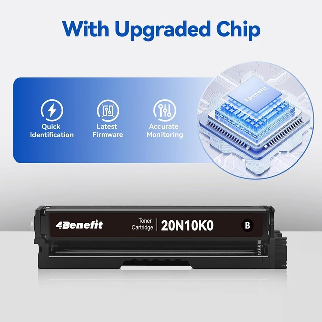 Alt view image 5 of 6 - CS331 20N10 Toner Cartridges 4-Pack Replacement for Lexmark CS331 Toner