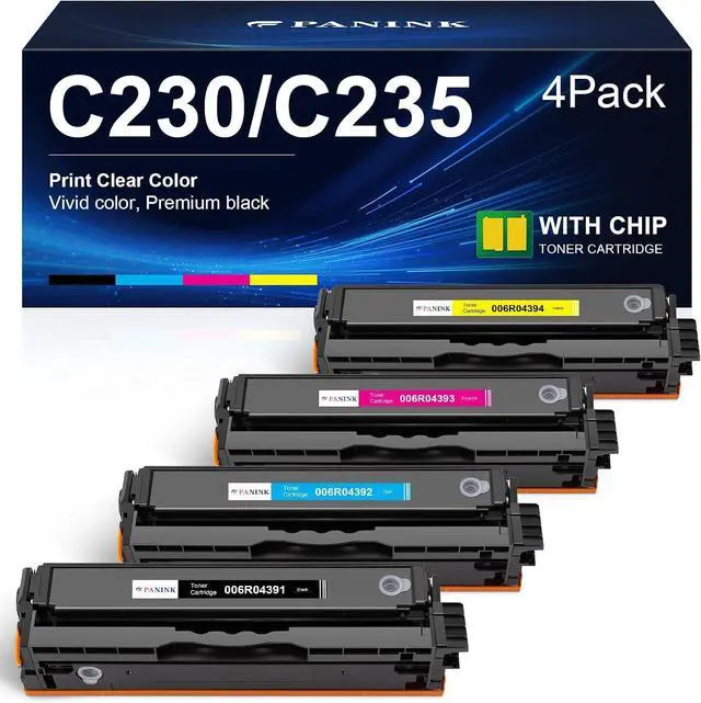 Main image of C230 C235 High Capacity Toner Cartridge Replacement for Xerox,4 Pack