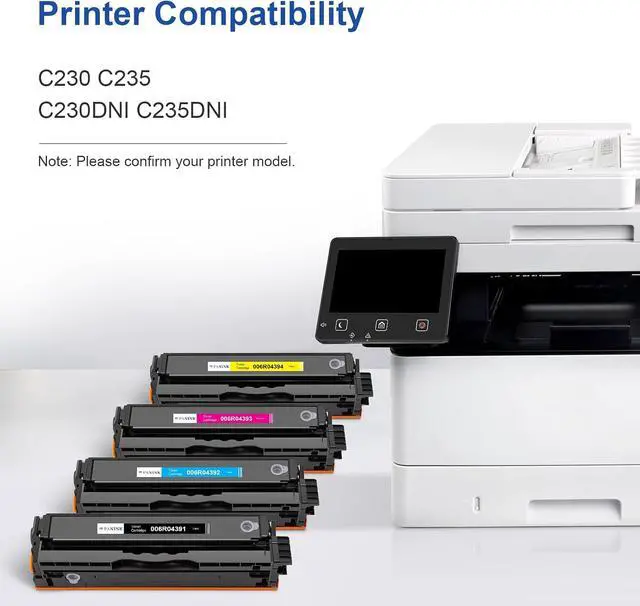 Alt view image 2 of 7 - C230 C235 High Capacity Toner Cartridge Replacement for Xerox,4 Pack