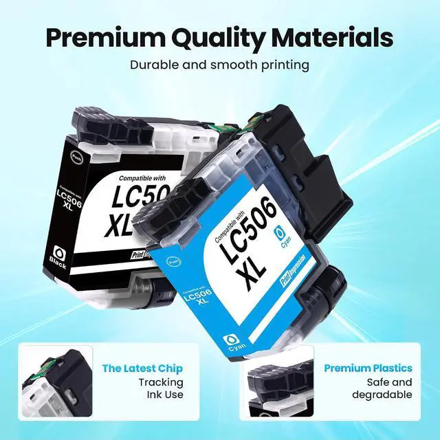 Alt view image 5 of 7 - LC506XL Ink Cartridges for Brother Printer for Brother LC506 Ink Cartrtidge