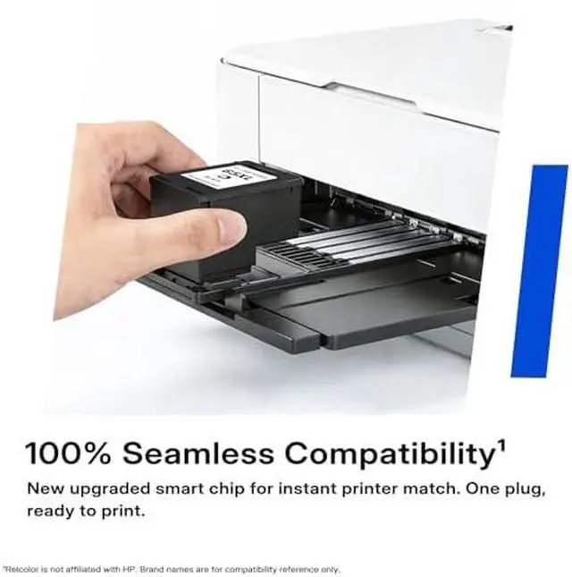 Alt view image 5 of 5 - 65XL Ink Cartridges 4-Pack Replacement for HP 65 XL Black Color Combo Pack for HP65 HP65XL with Printer Deskjet 3755 3758 3772 3752 3720 3722 2600 2622 2652 2655 2624 2635 2640 Envy 5055 5000 5070 505