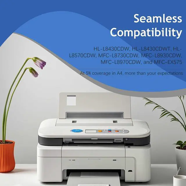 Alt view image 2 of 6 - TN635XL Toner Cartridge (with Chip) High Yield Set Replacement for Brother TN-635 TN635 XL TN635XXL for MFC-L8930CDW MFC-L8730CDW HL-L8430CDW HL-L8430CDWT HL-L8570CDW MFC-L8970CDW MFC-EX575, 4 Pack