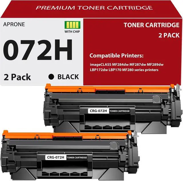Main image of APRONE 072H Black Toner Cartridge High Capacity Compatible for Canon 072H