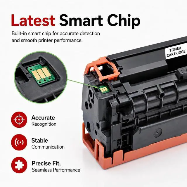 Alt view image 7 of 7 - 131H CRG-131H Toner Cartridge Set Compatible MF8280cw Toner Cartridge