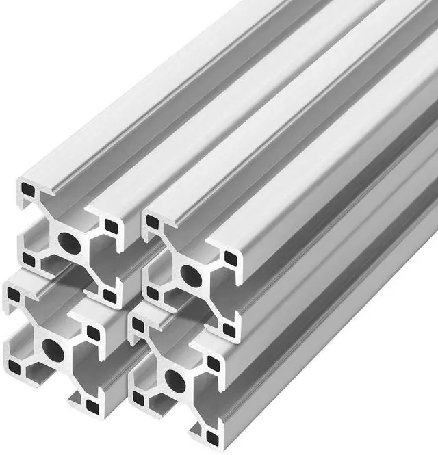 Main image of 3030 T Slot Aluminum Extrusion for 3D Printer Parts and CNC DIY Silver 600mmX4