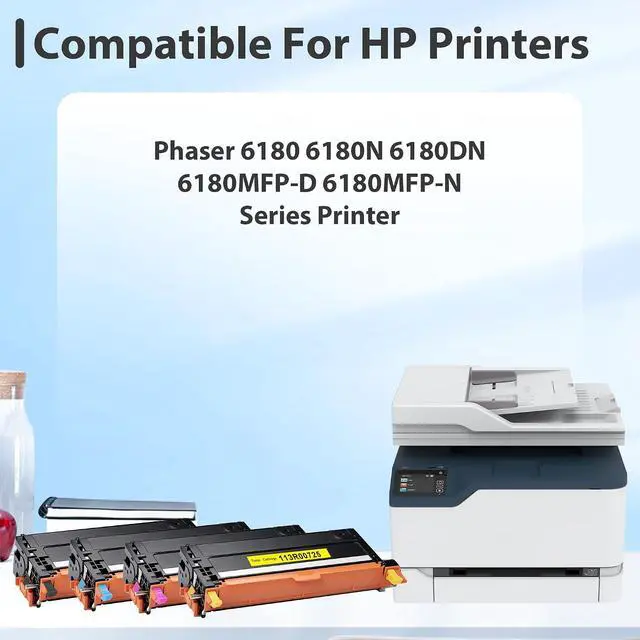 Alt view image 2 of 6 - Phaser 6180 Toner Cartridge for Phaser 6180N 6180DN 6180MFP-D/N Printer