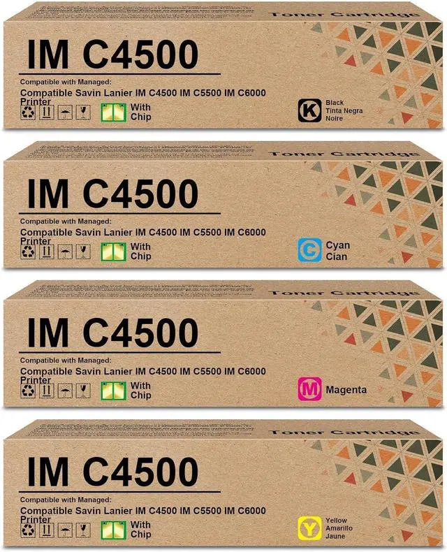 Main image of IM C4500 Toner, Replacement for Ricoh Savin Lanier 842279-842282