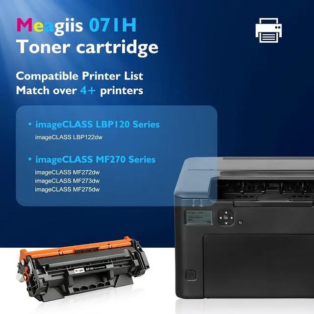 Alt view image 2 of 7 - CRG071H Toner Cartridge Replacement for Canon 071H Toner Cartridge