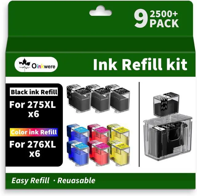Main image of Ink Refill Kit for Canon 275 and 276 Ink cartridges 275XL 276XL