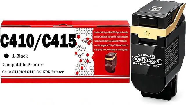 Main image of C410 C415 Toner Cartridge 006R04685 High Capacity Replacement for Xerox C410 C410DN VersaLink C415 C415DN Printer (1 Black)