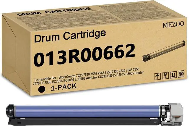Main image of 013R00662 Drum Cartridge 7525 Drum Unit Replacement for Xerox WorkCentre 7525 7530 7535 7545 7556 7830 7835 7845 7855 7970 EC7836 EC7856 EC8036 EC8056 AltaLink C8030 C8035 C8045 C8055 Printer