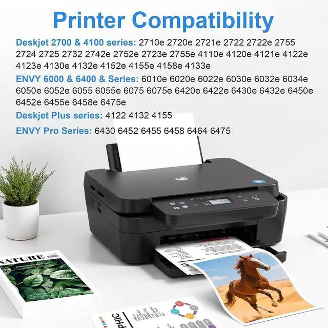 Alt view image 2 of 7 - 67XL Ink Cartridge 2Black/1Color Combo Pack Replacement HP Ink 67 67XL HP67