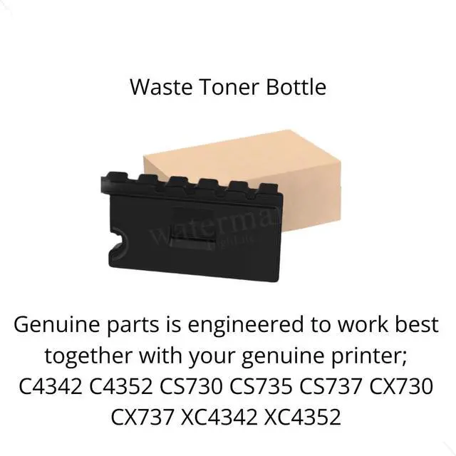 Alt view image 2 of 3 - Lexmarks 71C0W00 Waste Toner Bottle.