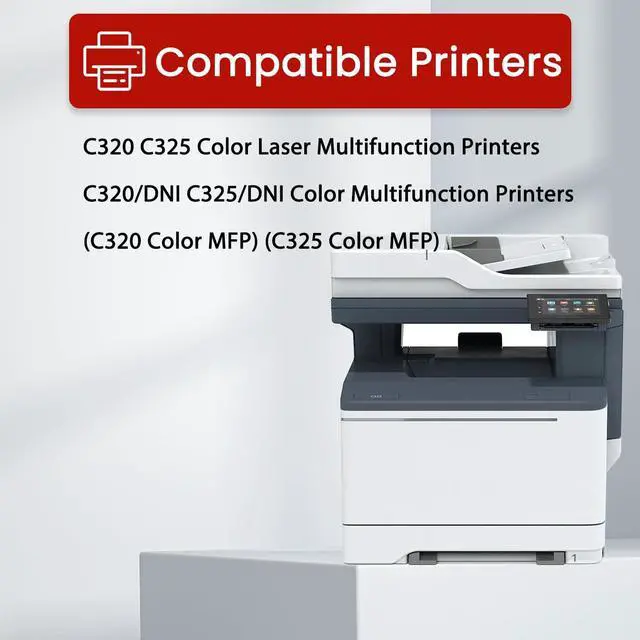 Alt view image 2 of 6 - C320 C325 Toner Cartridge New Chip 006R04823 006R04822 006R04821 006R04820