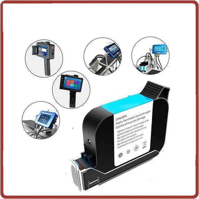 Alt view image 2 of 6 - Inkjet Printer SP70 Ink Cartridge Fast Dry Solvent Ink Cartridge JS12/2588 Ink Cartridge For 12.7 Printer, Plotter, Printer Accessories Printer Spare Parts