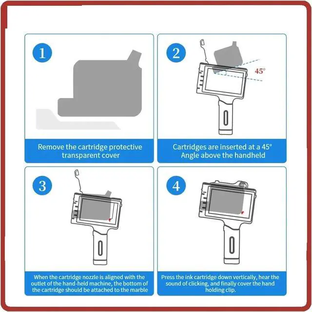 Alt view image 4 of 6 - Inkjet Printer SP70 Ink Cartridge Fast Dry Solvent Ink Cartridge JS12/2588 Ink Cartridge For 12.7 Printer, Plotter, Printer Accessories Printer Spare Parts