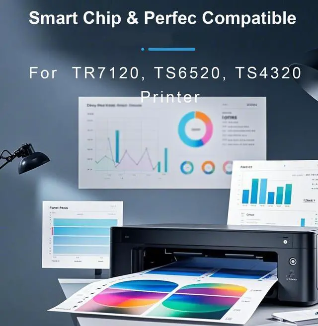 Alt view image 2 of 5 - PG-295/CL-286 PG-295XL/CL-286XL Ink Cartridge of Ink & Photo Paper, Compatible with Canon TR7120, TS6520, TS4320 Printers Combo Pack