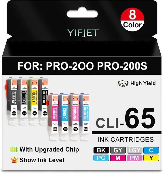 Main image of CLI-65 CLI65 CLI 65 Ink Cartridges Compatible with PRO-200 PRO-200S