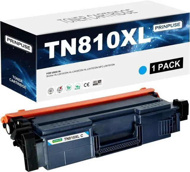 Main image of TN810XL Cyan Toner Cartridge Compatible for Brother TN810 TN810XL