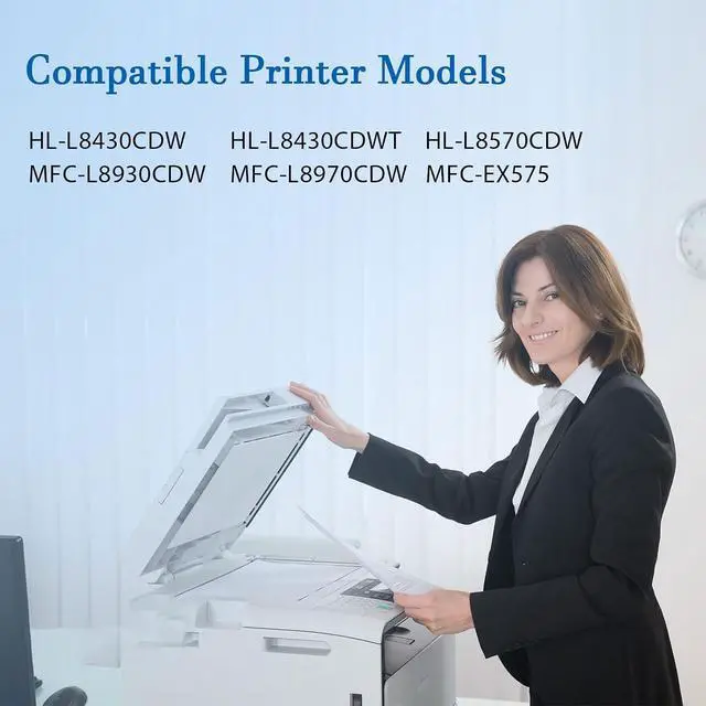 Alt view image 2 of 7 - TN635XXL Toner Cartridge TN635XL TN635 Compatible for Brother HL-L8430CDW HL-L8430CDWT HL-L8570CDW MFC-L8930CDW MFC-L8970CDW MFC-EX575 MFC-L8730CDW Printers High Yield 7,500 Pages (4 Pack, BK,C,M,Y)