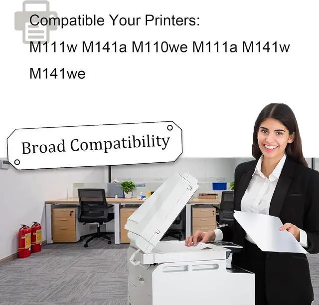 Alt view image 2 of 7 - Compatible for HP 150A Toner Cartridge Replacement for W1500A Cartridge Fit for HP Laserjet M111a M111w M110we MFP M141we M141a M141w Printers