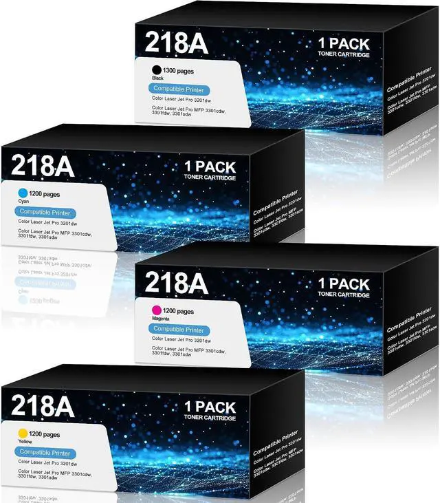 Main image of 218A Toner Cartridges for HP 3301 Printer Work with Color LaserJet 3301fdw