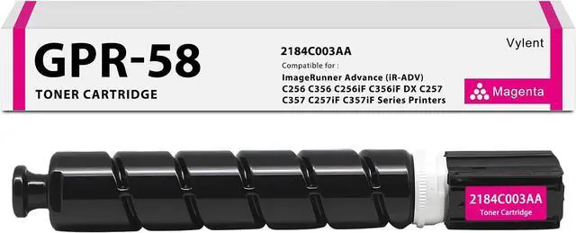 Main image of Vylent GPR58 Magenta Toner Cartridge for ImageRunner Advance C256 Printer