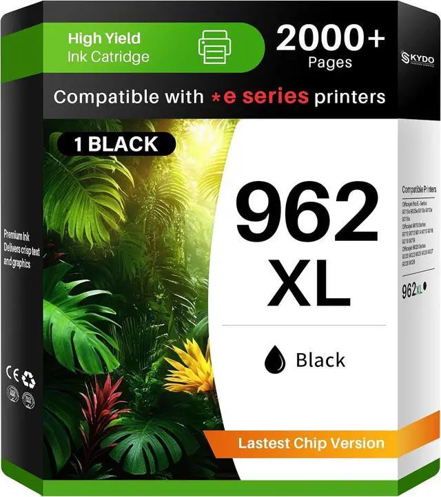 Main image of 962XL Ink Cartridge Combo Pack Compatible for HP 962XL, 1 Black