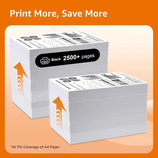 Alt view image 4 of 7 - B1260 B1265 Black Toner Cartridge High Yield Replacement for 331-7328 RWXNT DRYXV G9W85 B126X Toner Set Compatible with Dell B1260dn B1260 B1265dn B1265dnf B1265dfw Laser Printer(2-Pack)
