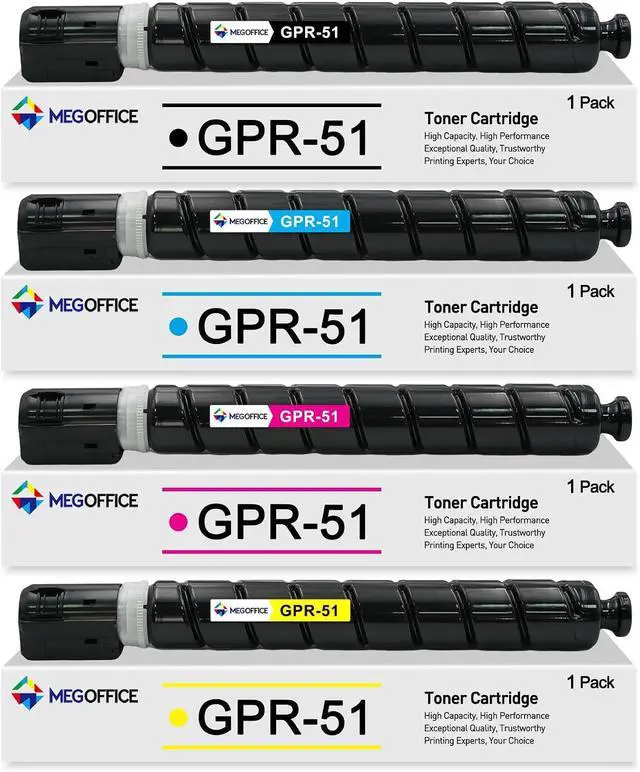 Main image of GPR-51 GPR51 Toner Cartridge (4 Pack,BCMY)