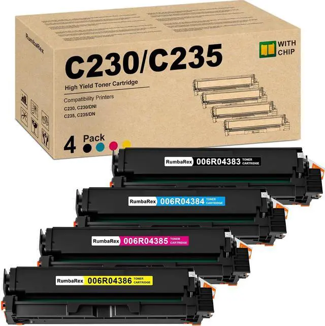 Main image of C230 C235 Toner Cartridge High-Yield 4-Pack Black Cyan Magenta Yellow