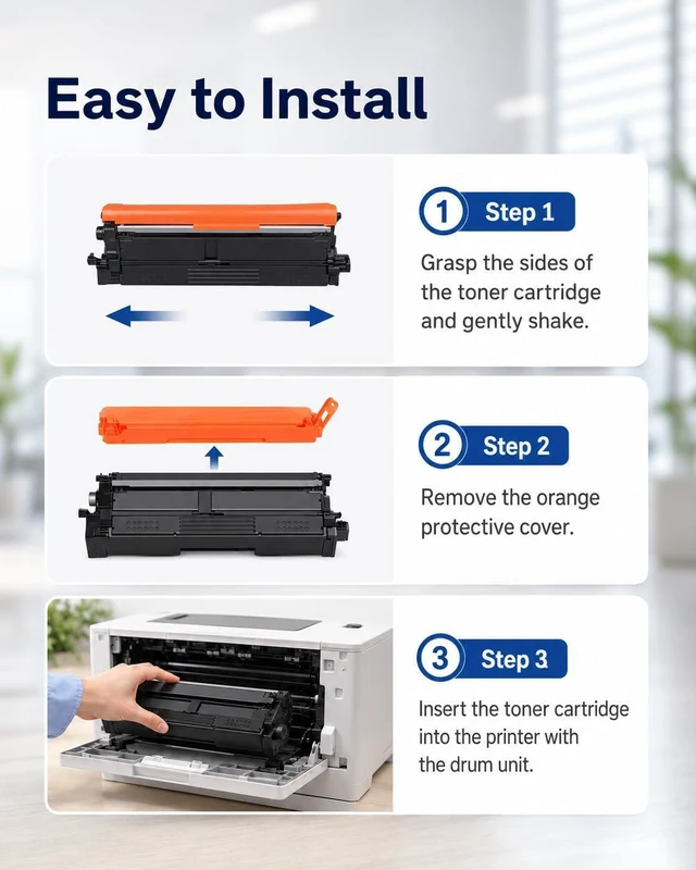 Alt view image 6 of 7 - High Yield TN635 Toner Cartridge for Brother TN635 TN635XL TN635XXL Toner