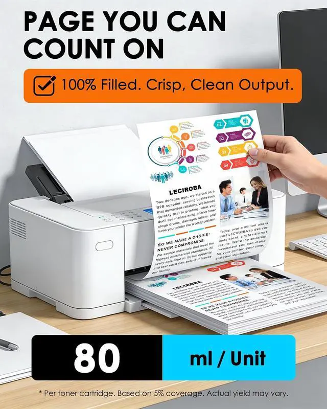 Alt view image 5 of 7 - LeciRoba 712XL Black Ink Cartridges Replacement for HP 712 712XL BK Black 3ED71A Ink Cartridge for DesignJet T650 T630 T230 T210 Studio Plotter Printer (2BK-80ML, 2 Pack)