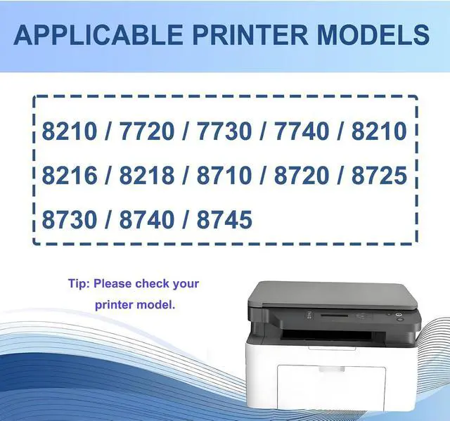 Alt view image 2 of 7 - 952 956XL Compatible Ink Cartridge Combo Pack for HP 952 956XL Compatible Printers OfficeJet Pro 8210 7720 7730 for HP DeskJet Ink Advantage High Yield New UpgradeBlack x2+Color