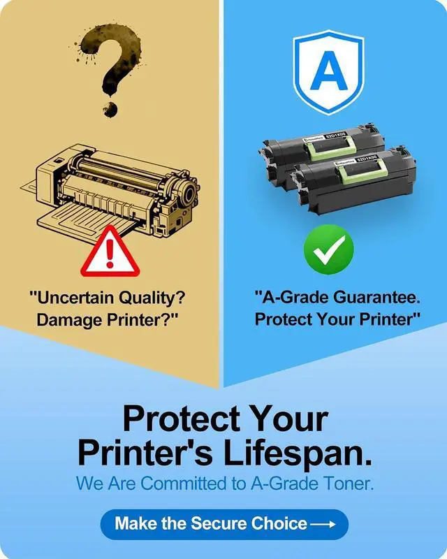 Alt view image 2 of 7 - MasaiMara High Capacity 52D1X00 521X Black Compatible Toner Cartridges for Lexmark MS811dn, MS811dtn, MS811dtn, MS811n, MS812de, MS812dn, MS812dtn, MS812dtn, MX711de, MX711de, MX711dhe Printer