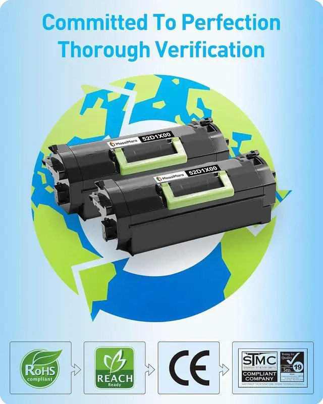 Alt view image 7 of 7 - MasaiMara High Capacity 52D1X00 521X Black Compatible Toner Cartridges for Lexmark MS811dn, MS811dtn, MS811dtn, MS811n, MS812de, MS812dn, MS812dtn, MS812dtn, MX711de, MX711de, MX711dhe Printer
