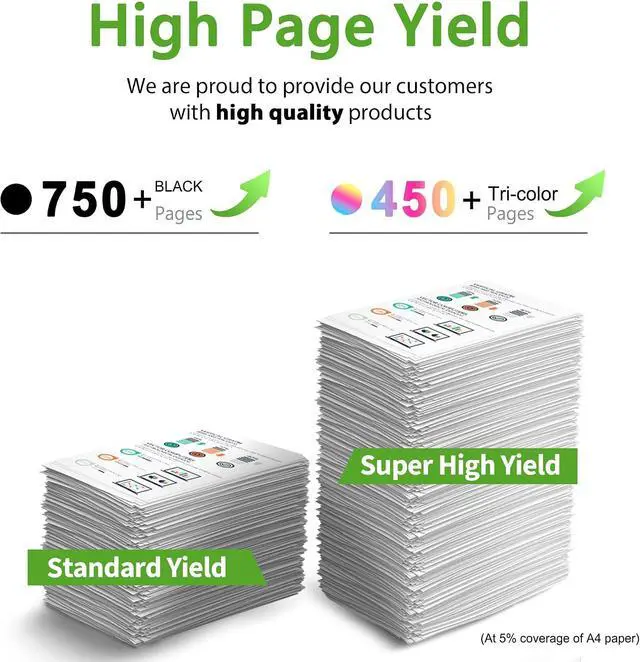Alt view image 3 of 7 - 61XL 61 XL Ink Cartridge Replacement for HP 61 Ink