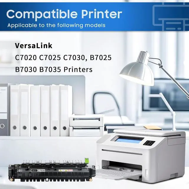 Alt view image 2 of 6 - 115R00114 Fuser Unit 1-Pack Replacement for Xerox 115R00114 Fuser Unit for VersaLink C7020 C7025 C7030, B7025 B7030 B7035 Printer (200,000 Pages)
