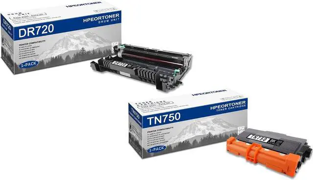 Main image of 1 PK DR720 Drum & 1 PK TN750 Toner Cartridge Compatible DR720 TN750 Replacement for Brother HL-5440D HL-5450DN DCP-8110DN DCP-8150DN DCP-8155DN DCP-8510DN MFC-8710DW MFC-8810DW MFC-8910DW Printer