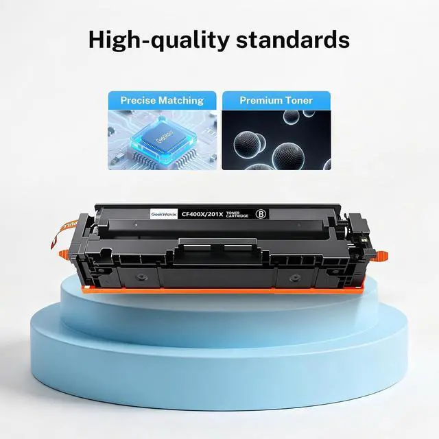 Alt view image 5 of 7 - 201X Toner Cartridge Compatible with HP 201X Toner Replacement Color LaserJet Pro MFP M252 M252n M277 M277n Series Printer (4 Pack)
