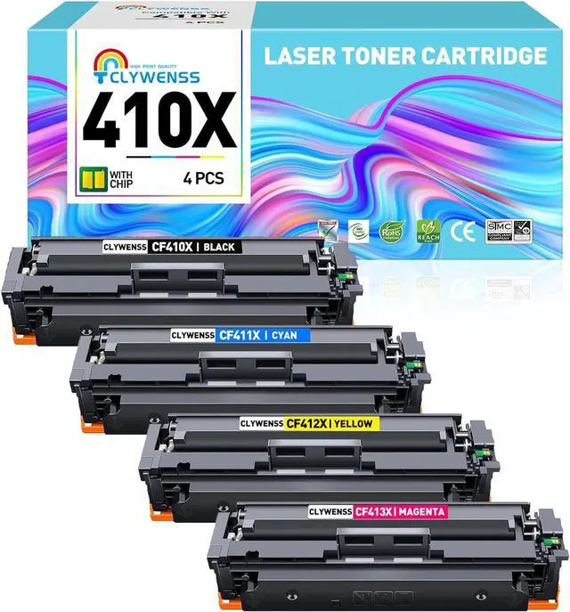 Main image of 410X Toner Cartridge Set Replacement for HP 410X CF410X 410A CF410A