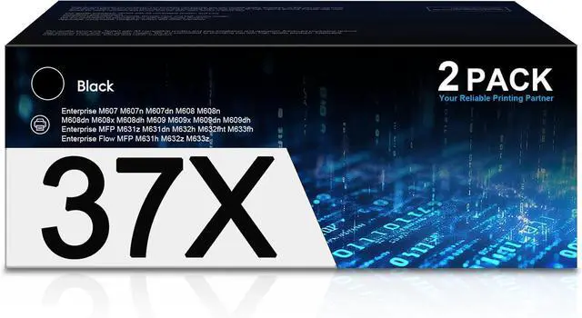 Main image of 37X Black High Yield Toner Cartridge Enterprise M608 M609 M608n